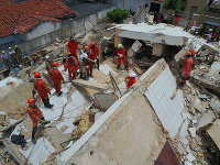 Zrútenie budovy v meste Fortaleza