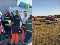 Pri nehode zasahovali aj leteckí záchranári. Pri nehode zasahovali aj leteckí záchranári.
