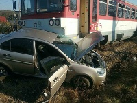 K nehode došlo v Prievidzi.