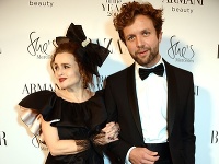 Helena Bonham Carter a Rye Dag Holmboe tvoria sympatický pár. 