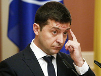 Ukrajinský prezident Volodymyr Zelenskyj Ukrajinský prezident Volodymyr Zelenskyj