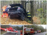 Dopravná nehoda v Starej Turej. Dopravná nehoda v Starej Turej.