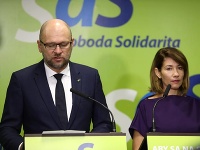Richard Sulík a Lucia Ďuriš Nicholsonová Richard Sulík a Lucia Ďuriš Nicholsonová