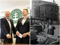 Fotografia Muža s odhalenou hruďou pred okupačným tankom je na stránke stále nelegálne uverejnená Fotografia Muža s odhalenou hruďou pred okupačným tankom je na stránke stále nelegálne uverejnená