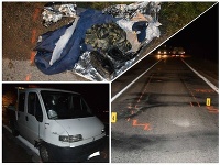 Auto zrazilo chodca, peší nemal reflexné prvky. Auto zrazilo chodca, peší nemal reflexné prvky.