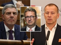 Béla Bugár, Martin Glváč a Boris Kollár Béla Bugár, Martin Glváč a Boris Kollár