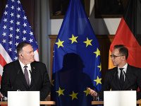 Mike Pompeo a Heiko Maas Mike Pompeo a Heiko Maas