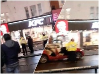 S autom vrazil do rýchleho občerstvenia S autom vrazil do rýchleho občerstvenia