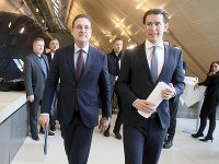 Heinz-Christian Strache a Sebastian Kurz Heinz-Christian Strache a Sebastian Kurz