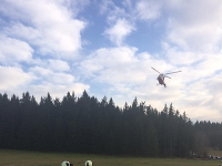 Terezu Kardovú musel do nemocnice previezť vrtuľník.