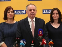 Veronika Remišová, Andrej Kiska a Jana Žitňanská zo strany Za ľudí Veronika Remišová, Andrej Kiska a Jana Žitňanská zo strany Za ľudí