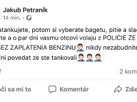 Jakub Petraník sa o kuriózny príbeh podelil na sociálnej sieti Facebook.
