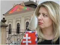 V istej chvíli bol prezidentský palác vysvietený skutočne pestrofarebne V istej chvíli bol prezidentský palác vysvietený skutočne pestrofarebne