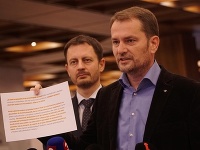 Igor Matovič počas tlačovej konferencie Igor Matovič počas tlačovej konferencie