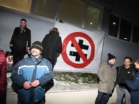 Protest proti mítingu strany Kotlebovci - ĽS NS.