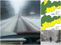 Na Slovensko zavítala zima. 