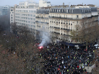 Protesty v Paríži 