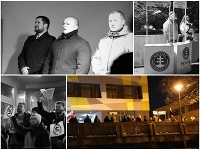 Kotlebovci sa zhromaždili pred zatvoreným kultúrnym domom Kotlebovci sa zhromaždili pred zatvoreným kultúrnym domom