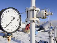 Plynový tlakomer hlavného plynovodu z Ruska