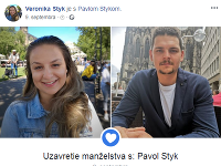Veronika a Pavol Stykovci si povedali áno 9. septembra 2019.