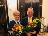 Ľudmila Mandžárová s manželom Štefanom Mandžárom