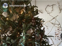 Christie Brinkley mala takýto netradičný vianočný stromček. 