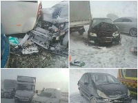 Hromadná dopravná nehoda na D1 v smere Prešov - Poprad