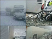 Hromadná dopravná nehoda na D1 v smere Prešov - Poprad