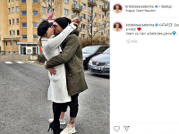Škandalózna dvojica Kateřina Kristelová a Tomáš Řepka je už spolu v pohodlí domova.