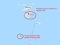 Vzdialenosť medzi ostrovmi, pri ktorých Victor vypadol a bol nájdený, je niečo vyše 49 kilometrov, čo predstavuje viac ako 29 námorných míľ.