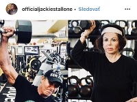 Stalloneho mama Jackie zabáva followerov aj takýmito zábermi. 