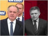 Andrej Kiska a Robert Fico Andrej Kiska a Robert Fico