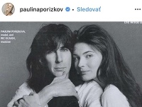 Pavlína Pořízková a Ric Ocasek tvorili sympatický pár. 