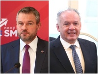 Peter Pellegrini a Andrej Kiska Peter Pellegrini a Andrej Kiska