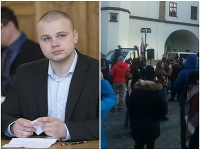 Mazurek tvrdil, že ľudia v dave boli zaplatení a mali mať pri sebe kamene Mazurek tvrdil, že ľudia v dave boli zaplatení a mali mať pri sebe kamene