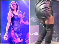 Eva Burešová predviedla sexi vystúpenie, ale... Outfit jej vyrobil menší trapas. Eva Burešová predviedla sexi vystúpenie, ale... Outfit jej vyrobil menší trapas.