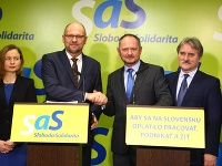 Richard Sulík, Zsolt Simona a Gyula Bárdos Richard Sulík, Zsolt Simona a Gyula Bárdos