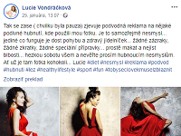 Lucie Vondráčková sa už po druhý raz stala obeťou podvodu s reklamou na chudnutie. 
