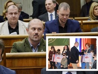 Marian Kotleba sa postaví pred súd v Pezinku kvôli kontroverzným šekom. Marian Kotleba sa postaví pred súd v Pezinku kvôli kontroverzným šekom.