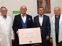 Onkologickému ústavu sv. Alžbety v Bratislave venovala Nadácia COOP Jednota 10 000 eur na zakúpenie anestéziologického prístroja.