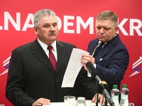 Ján Richter a Robert Fico Ján Richter a Robert Fico
