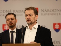 Igor Matovič a Eduard Heger Igor Matovič a Eduard Heger