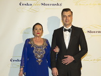 Hana Gregorová a Ondřej Koptík na Česko-Slovenskom plese 2020