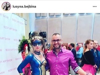Lucia na Instagram pred pár dňami pridala túto fotografiu s manželom Ivanom. 
