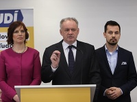 Veronika Remišová, Andrej Kiska a Juraj Šeliga Veronika Remišová, Andrej Kiska a Juraj Šeliga