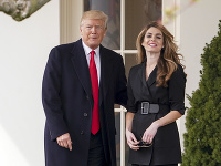Donald Trump a Hope Hicksová Donald Trump a Hope Hicksová