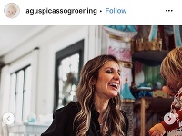 Agustina Picasso je druhou manželkou Matta Groeninga. 