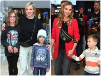 Herečky Monika Hilmerová a Milena Minichová prišli na premiéru do kina v spoločnosti svojich detí.