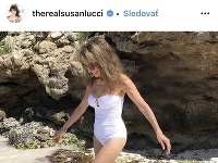 Susan Lucci zverejnila na instagrame takúto fotku v plavkách. 