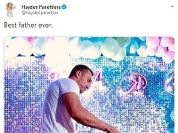 Wladimir Klitschko je podľa Hayden najlepším otcom. Neskôr tento záber z twitteru odstránila. 